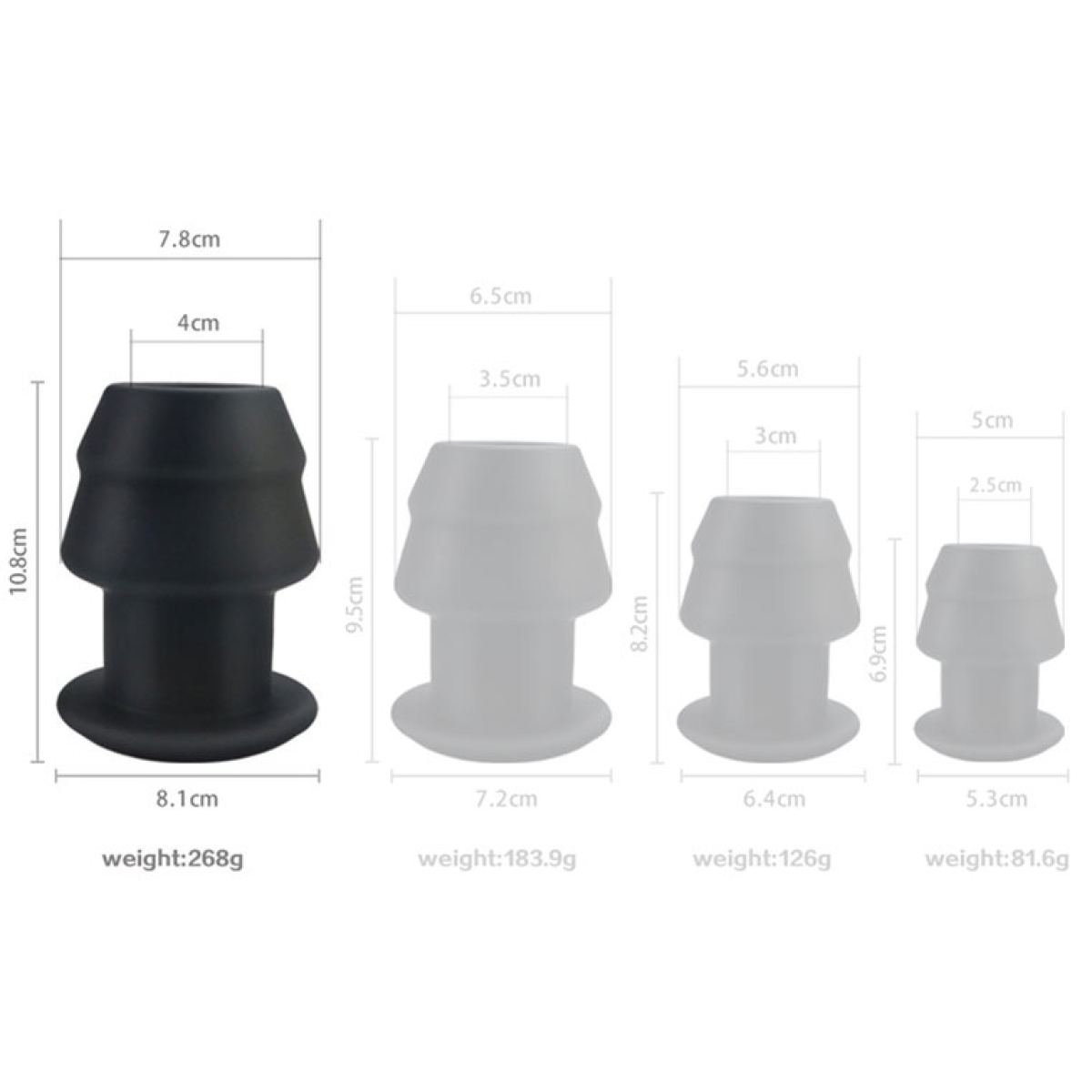 plug tunnel san ano xl 10 x 8cm 4