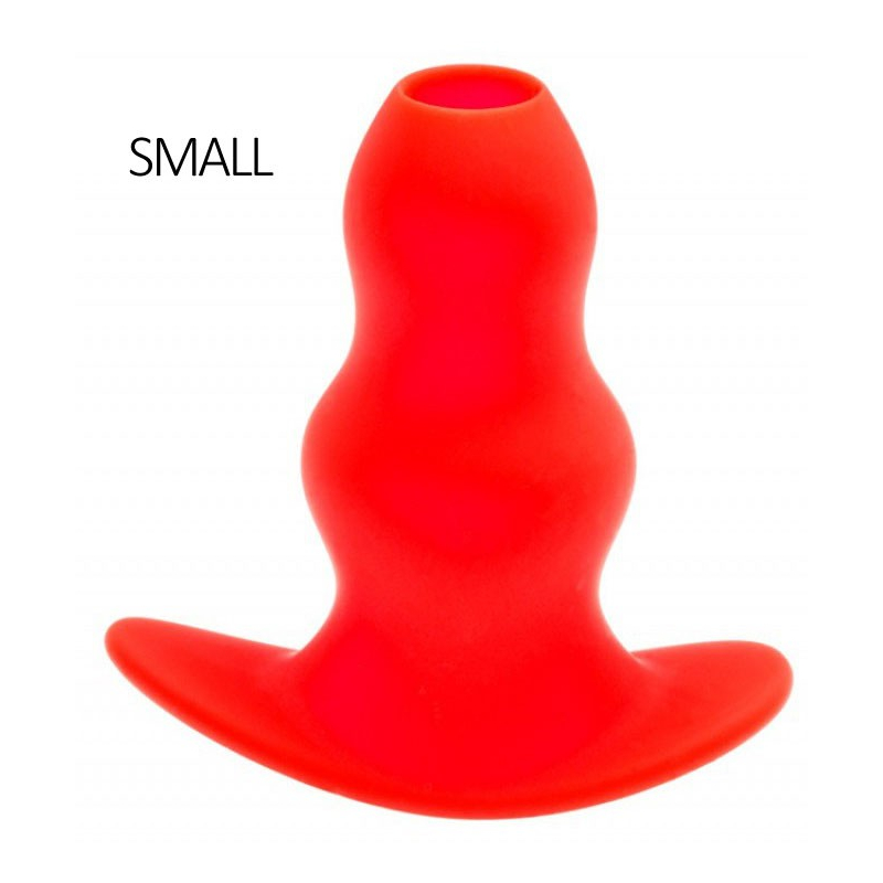 plug tunnel stretch rouge 11 x 5 cm small