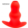 plug tunnel stretch rouge 13 x 64cm medium
