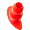 plug tunnel stretch rouge 15 x 7cm large 2
