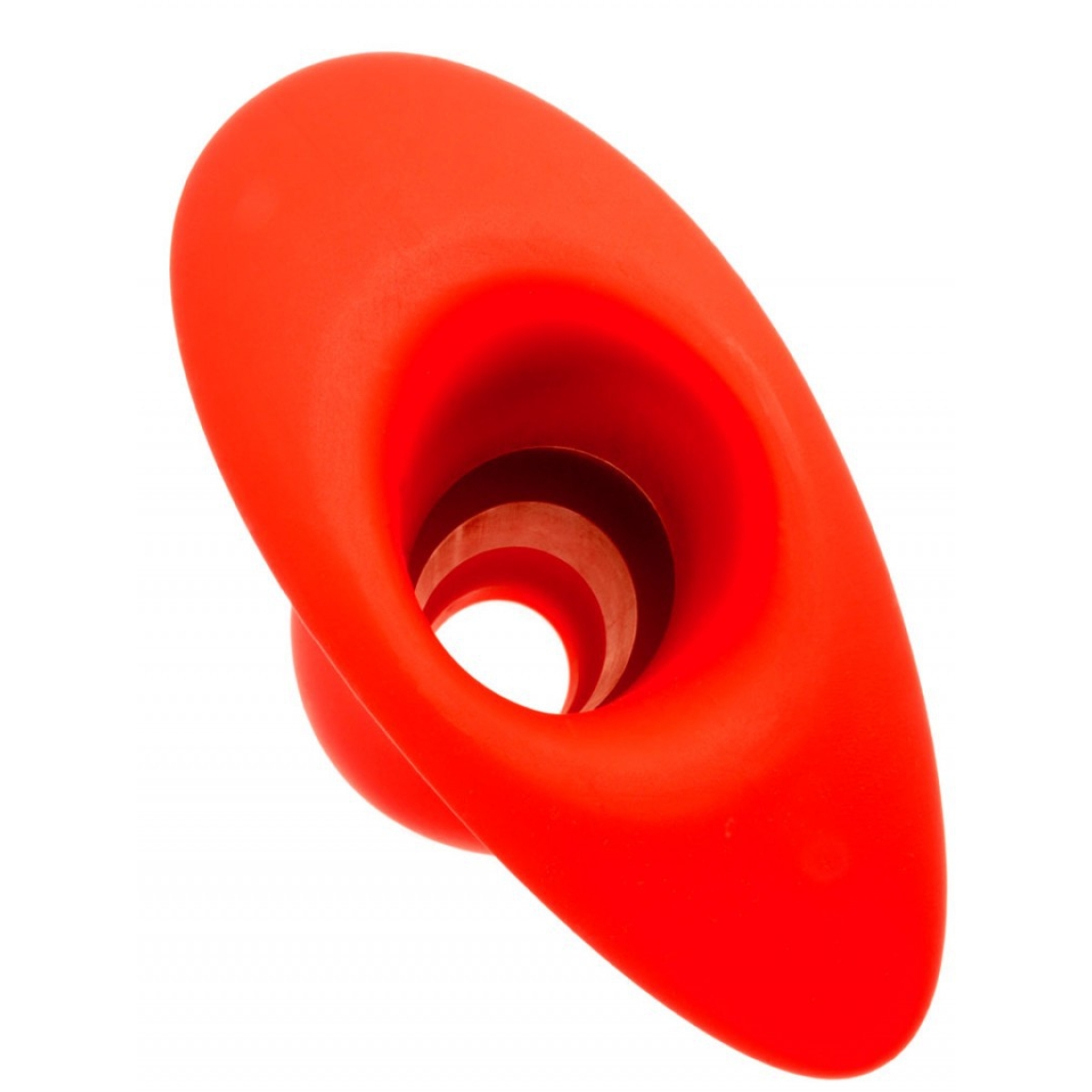 plug tunnel stretch rouge 15 x 7cm large 3