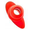 plug tunnel stretch rouge 15 x 7cm large 4
