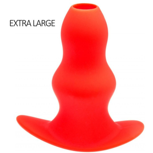 plug tunnel stretch rouge 16 x 75cm extra large