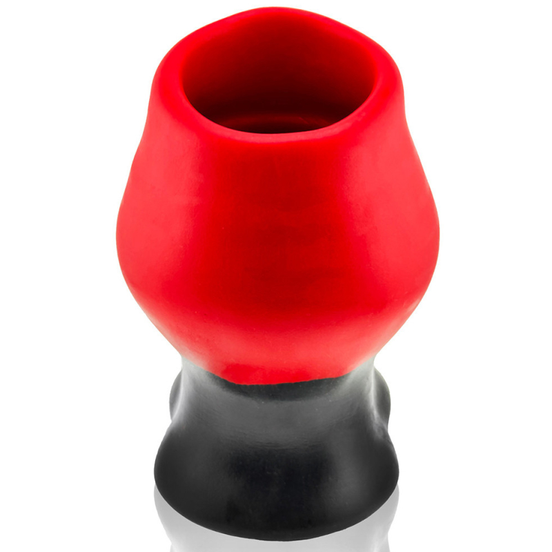 plug tunnel super max pighole xxxl noir rouge 15 x 115cm 1