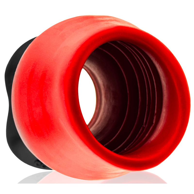 plug tunnel super max pighole xxxl noir rouge 15 x 115cm 5