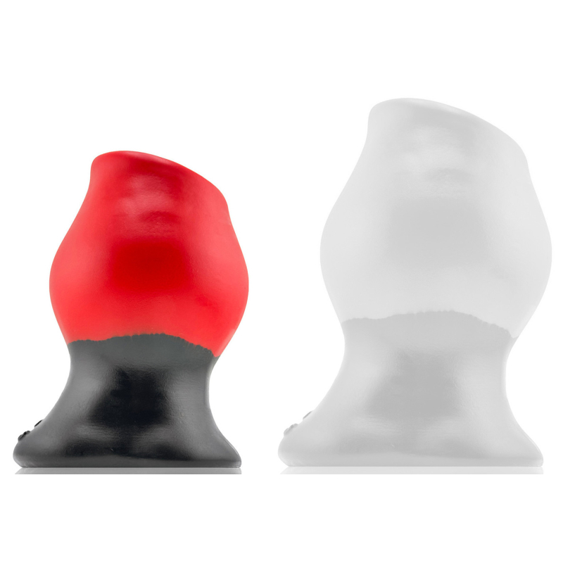 plug-tunnel-super-max-pighole-xxxl-noir-rouge-15-x-115cm plug tunnel super max pighole xxxl noir rouge 15 x 115cm