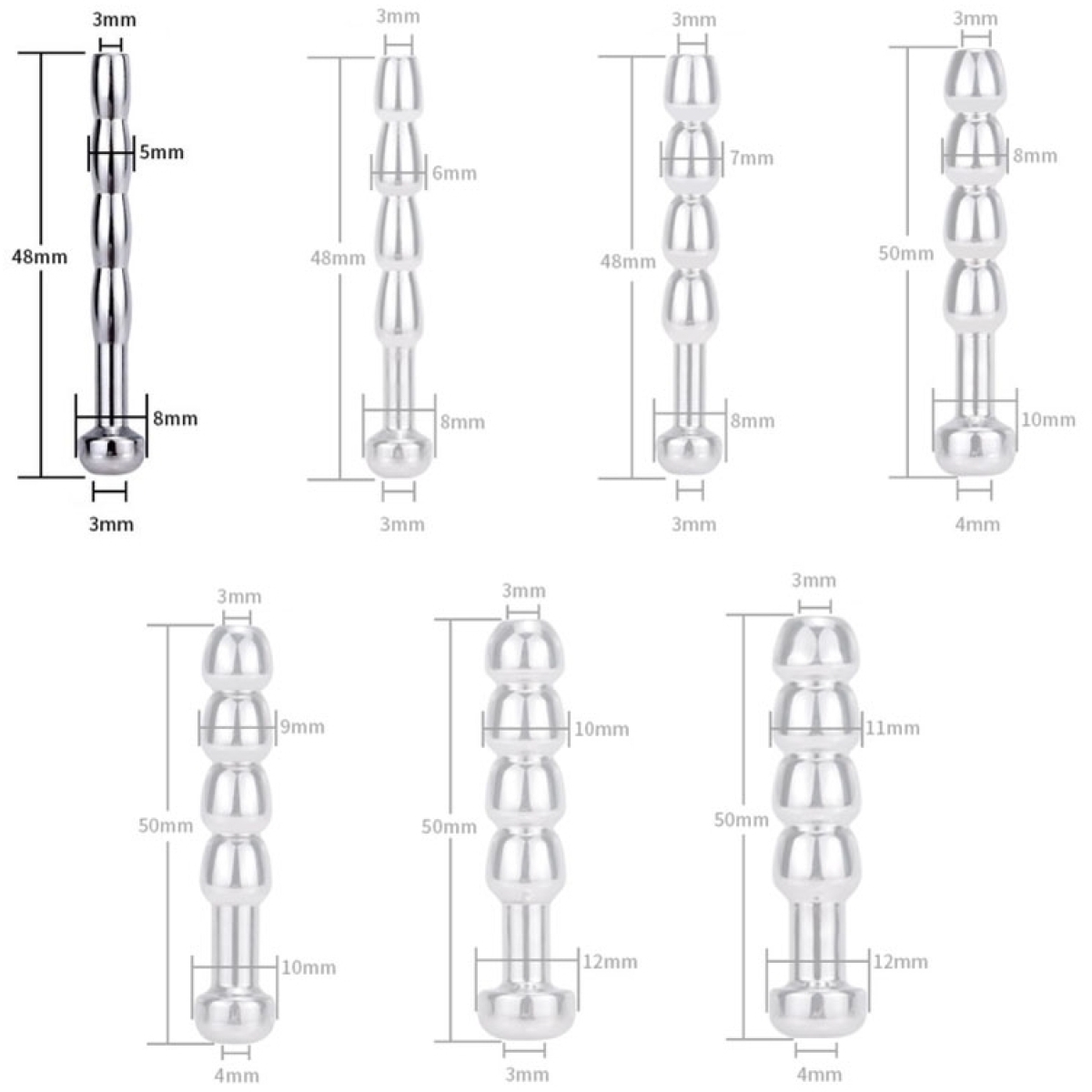 plug uretre perce cock top s 4cm diametre 5mm 3