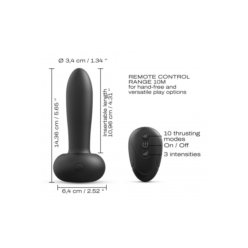 plug va et vient deep thrust dorcel 11 x 34cm 4