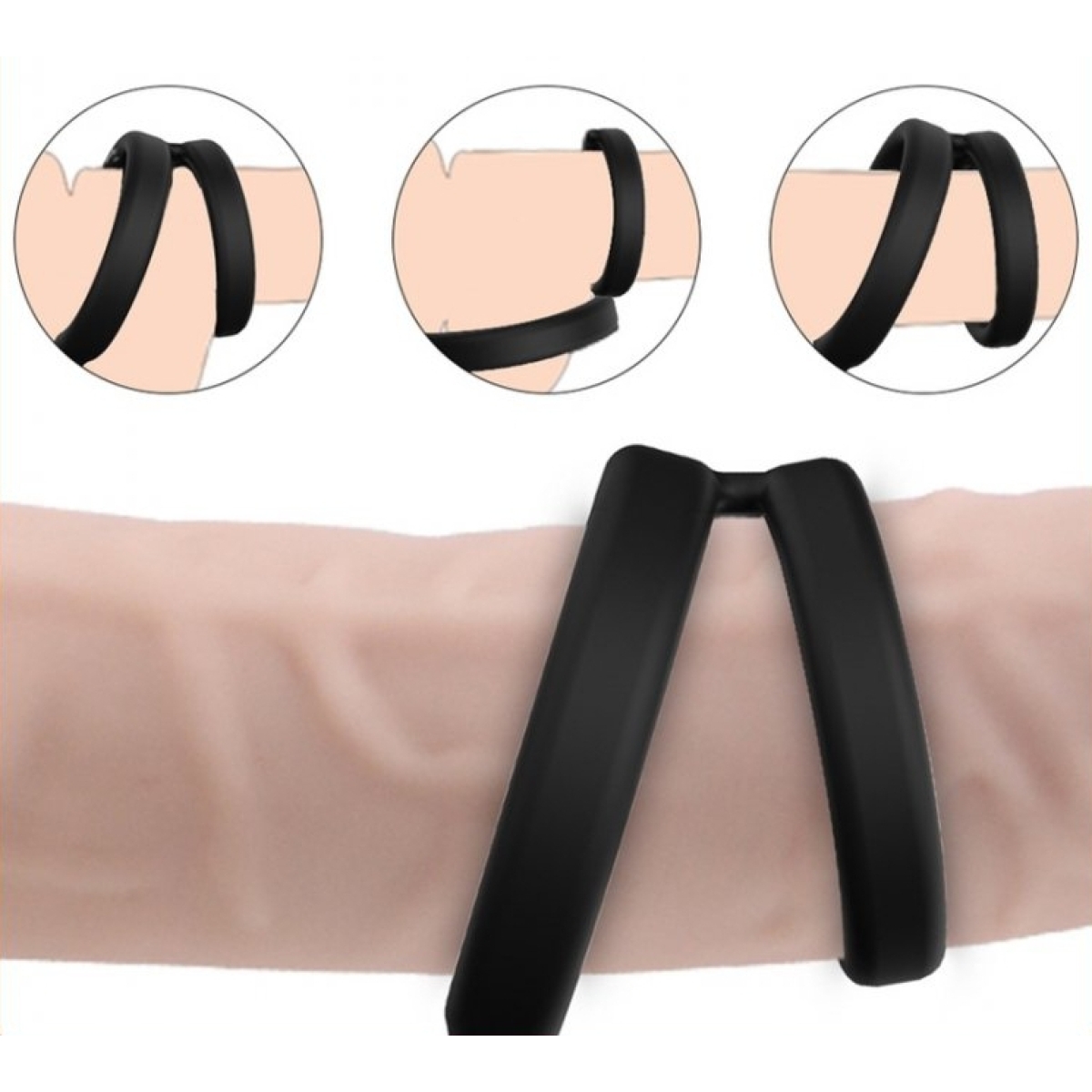 plug vibrant avec cockring wandering 11 x 3 cm 3