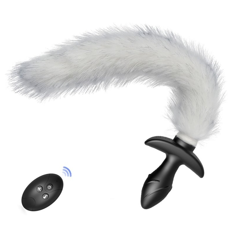 plug-vibrant-avec-queue-blanche-tail-curve-9-x-37cm-queue-30cm.jpg plug vibrant avec queue blanche tail curve 9 x 37cm queue 30cm