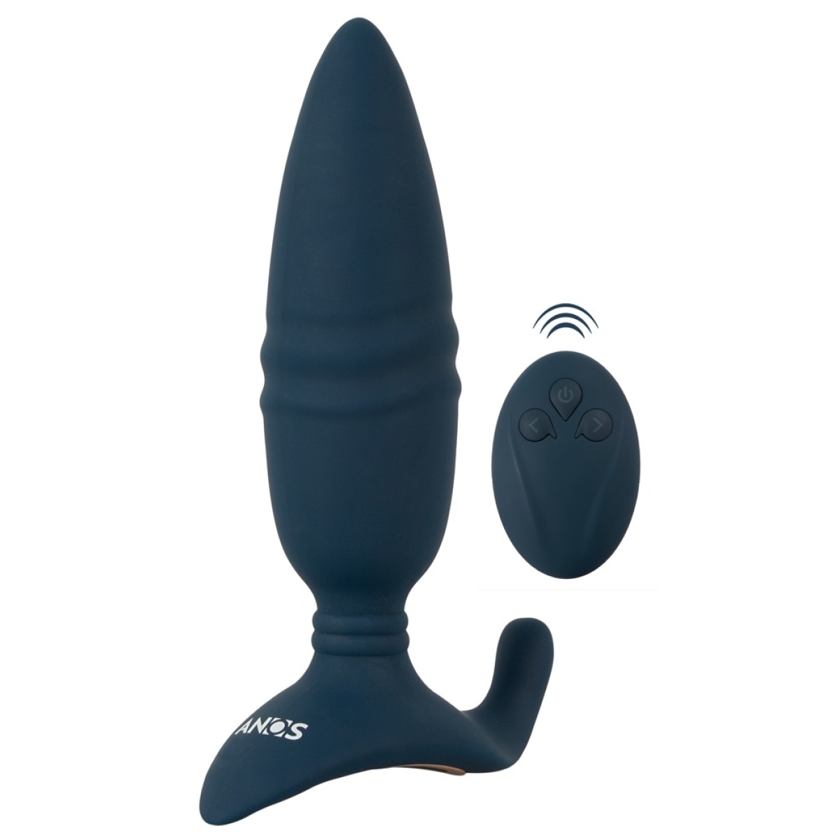 plug vibrant butt thrust 145 x 4cm bleu