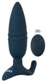 plug vibrant butt thrust 145 x 4cm bleu