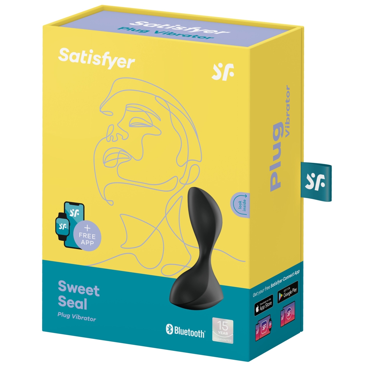 plug vibrant connecte sweet seal satisfyer 7 x 32cm 2 scaled