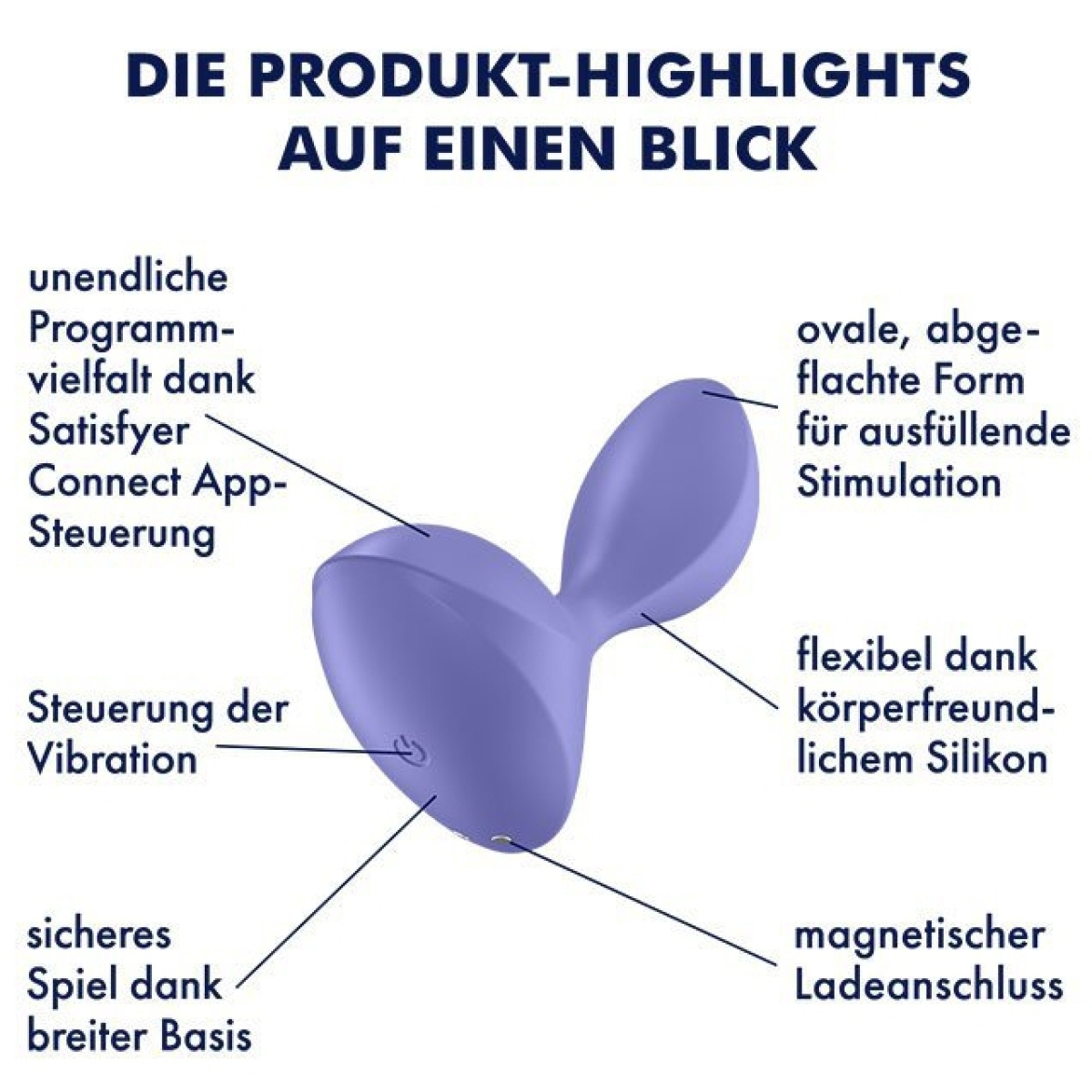 plug vibrant connecte sweet seal satisfyer 7 x 35cm lilas 3