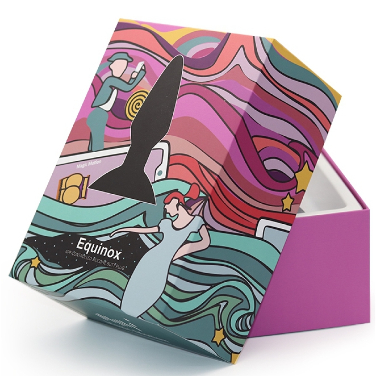 plug vibrant controle a distance equinox 9 x 35 cm 1