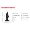 plug vibrant controle a distance equinox 9 x 35 cm 12