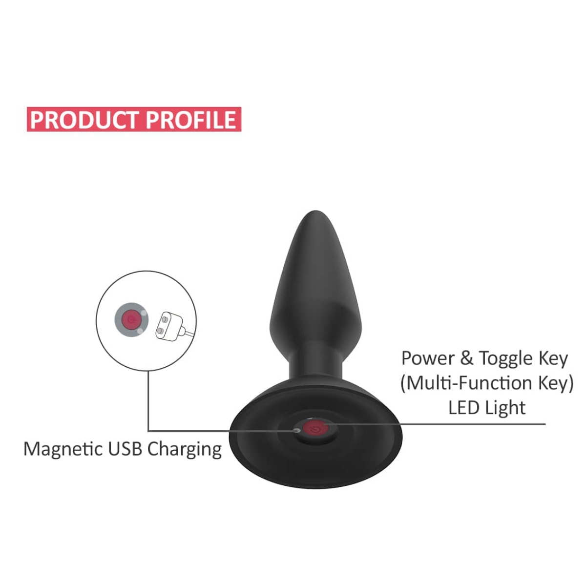 plug vibrant controle a distance equinox 9 x 35 cm 30