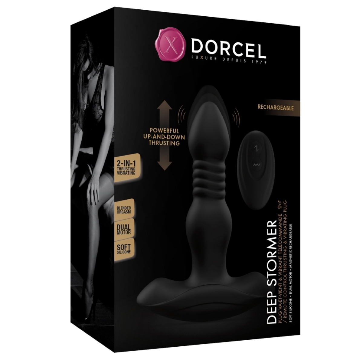 plug vibrant deep stormer dorcel 115 x 37cm 1