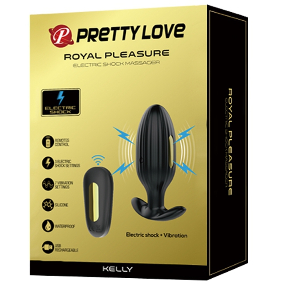 plug vibrant electro royal pleasure kelly 8 x 34 cm 1