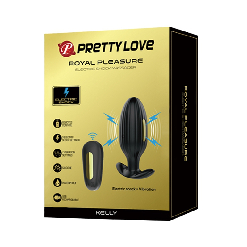 plug vibrant electro royal pleasure kelly 8 x 34 cm 1