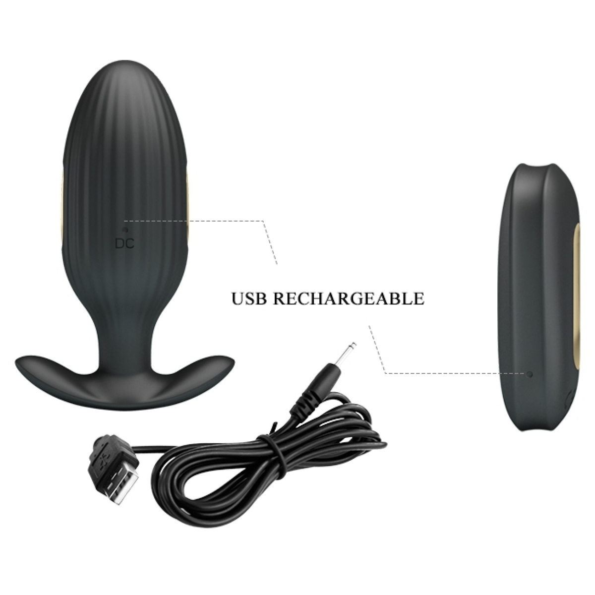 plug vibrant electro royal pleasure kelly 8 x 34 cm 6