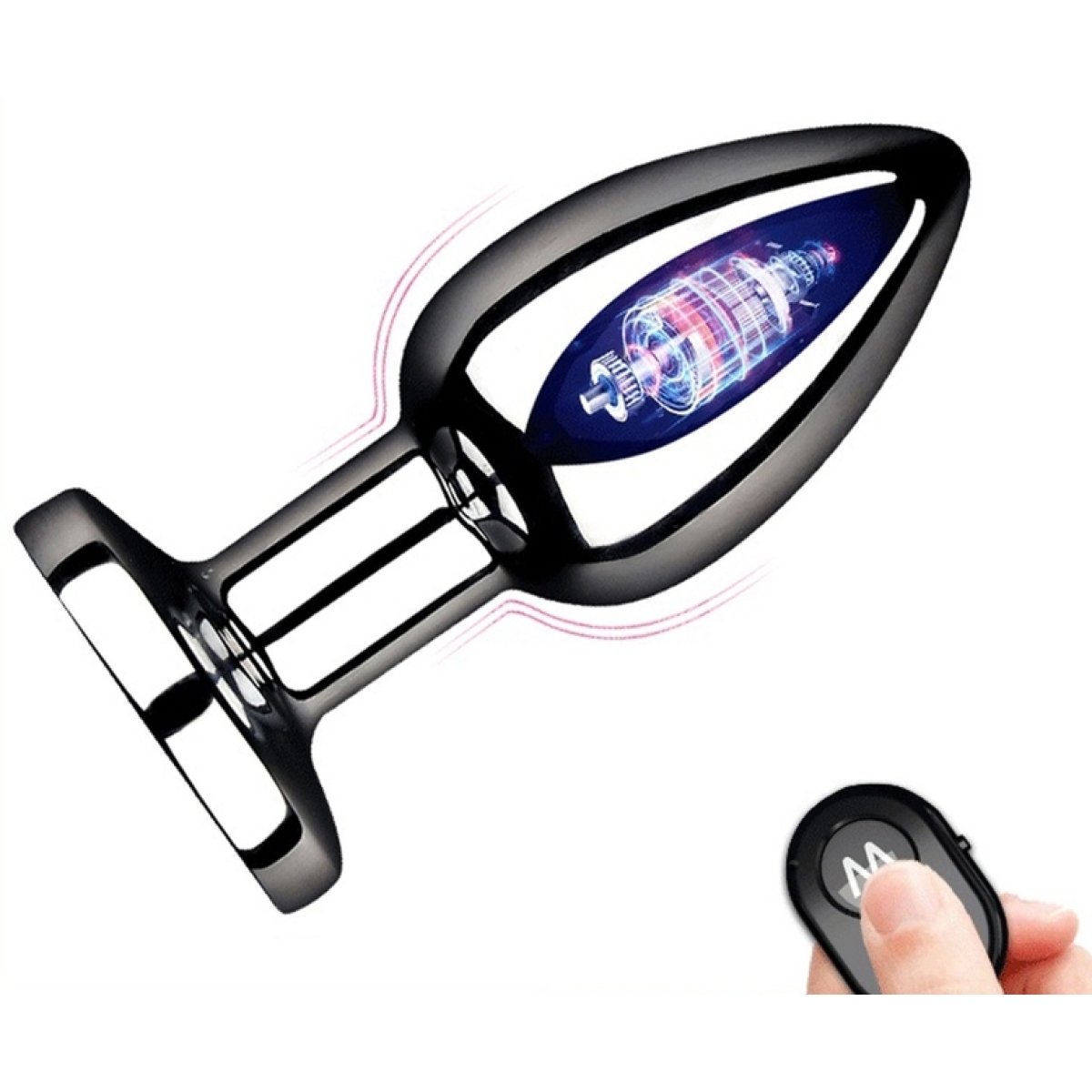 plug vibrant en metal massteel m 88 x 35cm