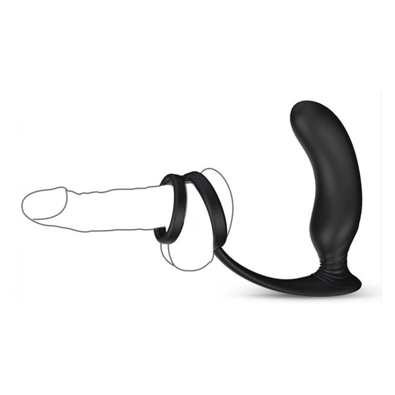 plug vibrant et cockring lanco 11 x 32 cm 1