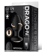 plug vibrant et rotatif drago 8 x 34cm 1