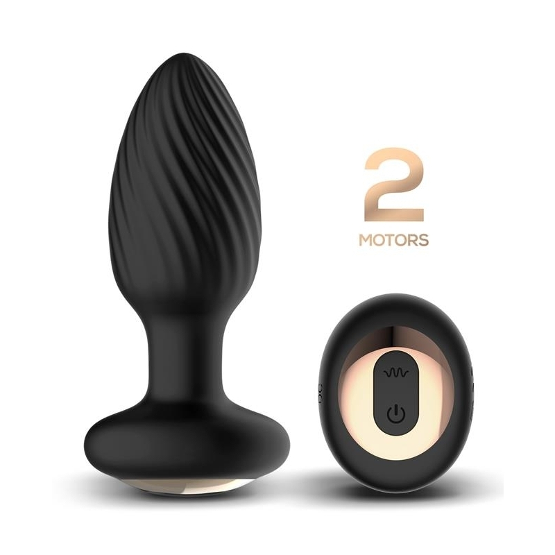 plug vibrant et rotatif drago 8 x 34cm 4