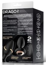 plug vibrant et rotatif drago 8 x 34cm 8