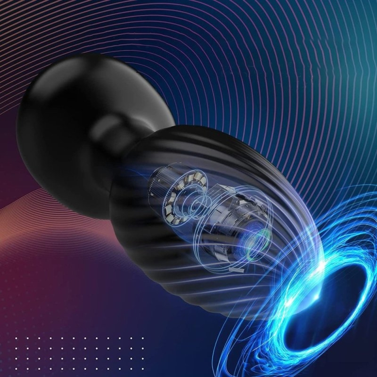 plug vibrant et rotatif turn ass 8 x 34cm 4