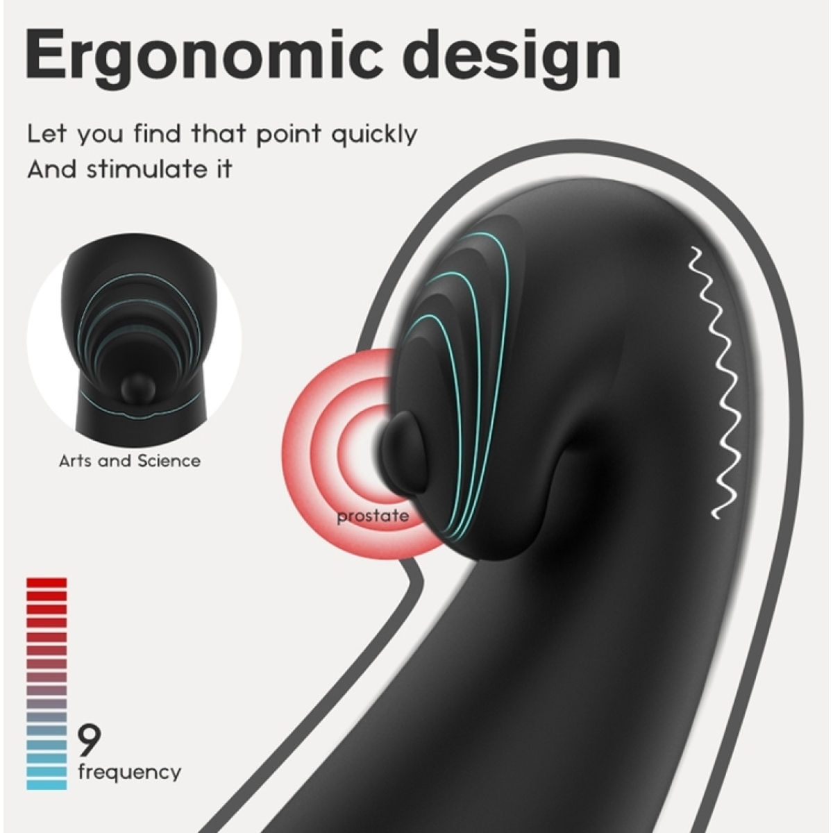 plug vibrant et sac a bourses rapteus 11 x 3cm anneau 30mm 1