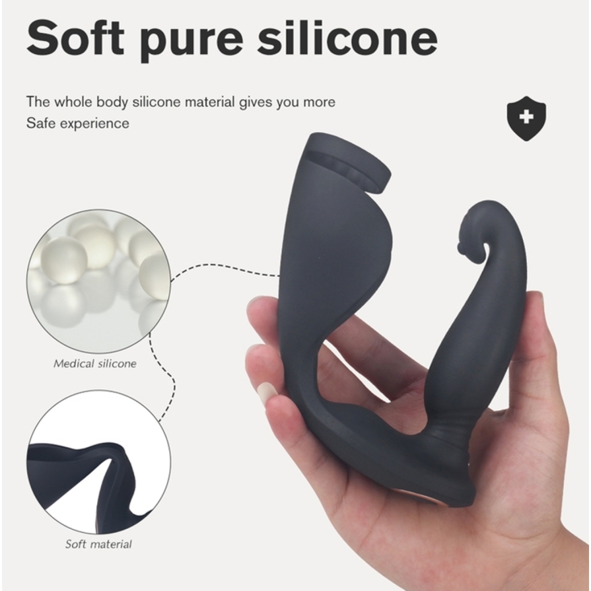 plug vibrant et sac a bourses rapteus 11 x 3cm anneau 30mm 3