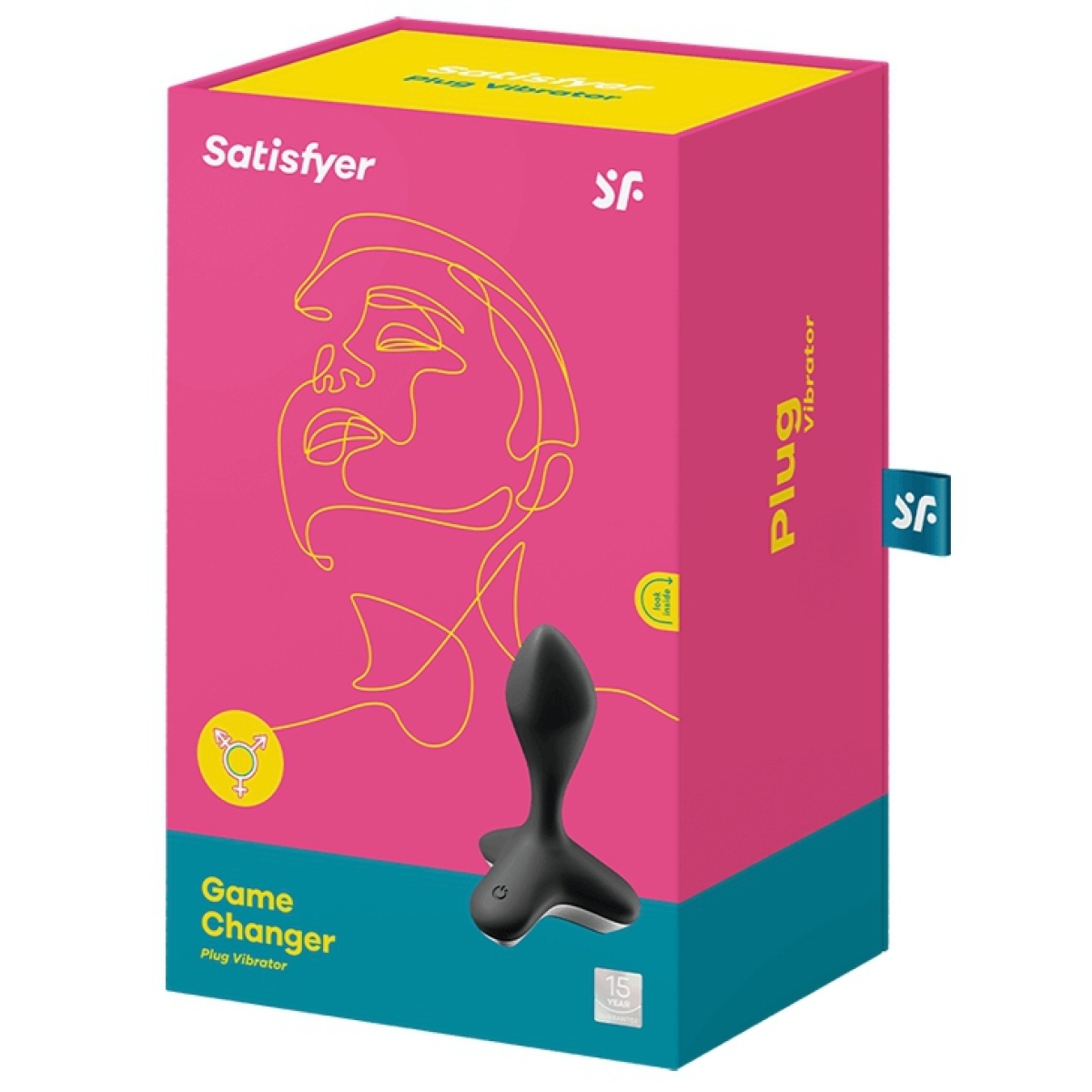 plug vibrant game changer satisfyer 75 x 35cm 1