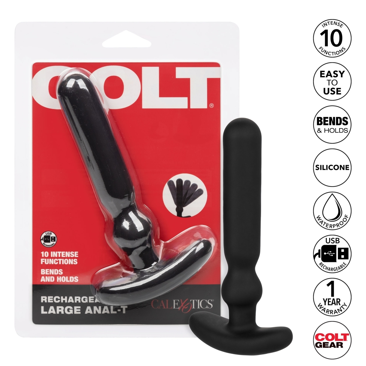 plug vibrant large anal t colt 14 x 25cm 7