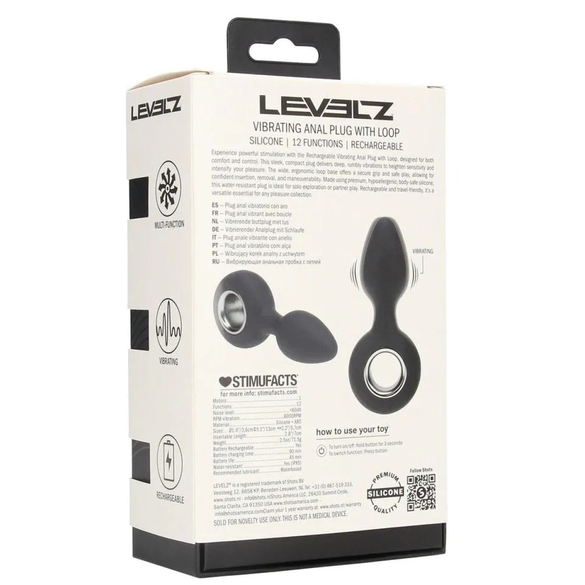 plug vibrant loop 7 x 34cm 4