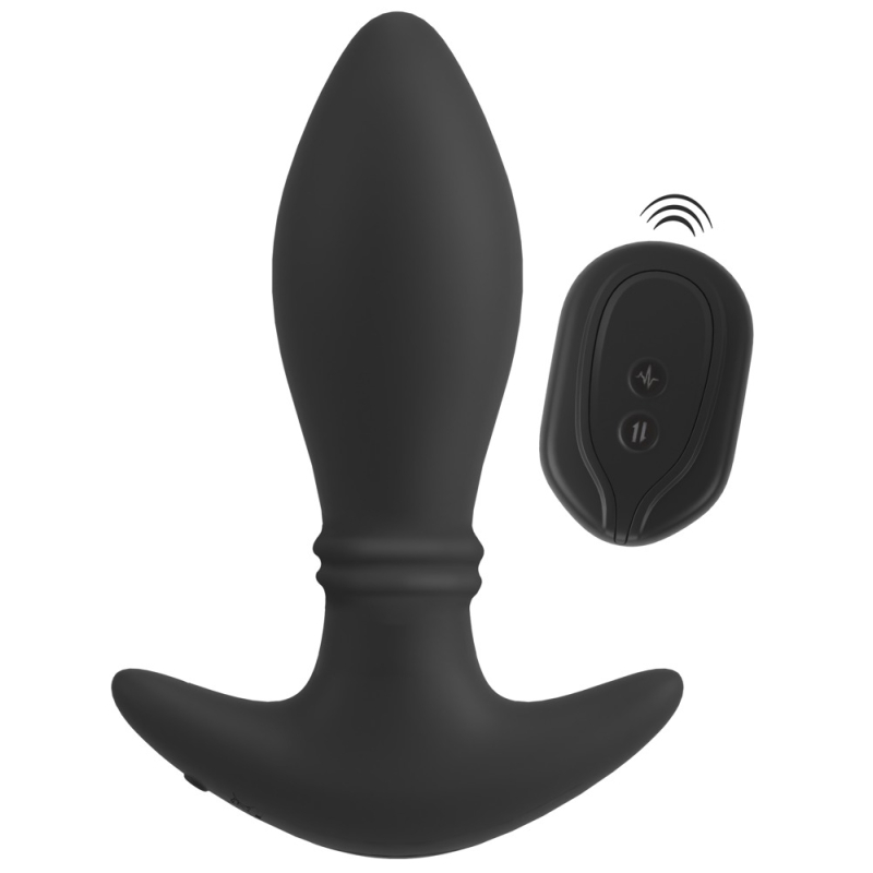 plug-vibrant-moving-rings-anos-14-x-48-cm-noir plug vibrant moving rings anos 14 x 48 cm noir