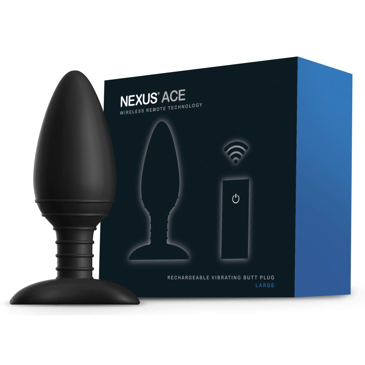 plug vibrant nexus ace large 12 x 5cm 3