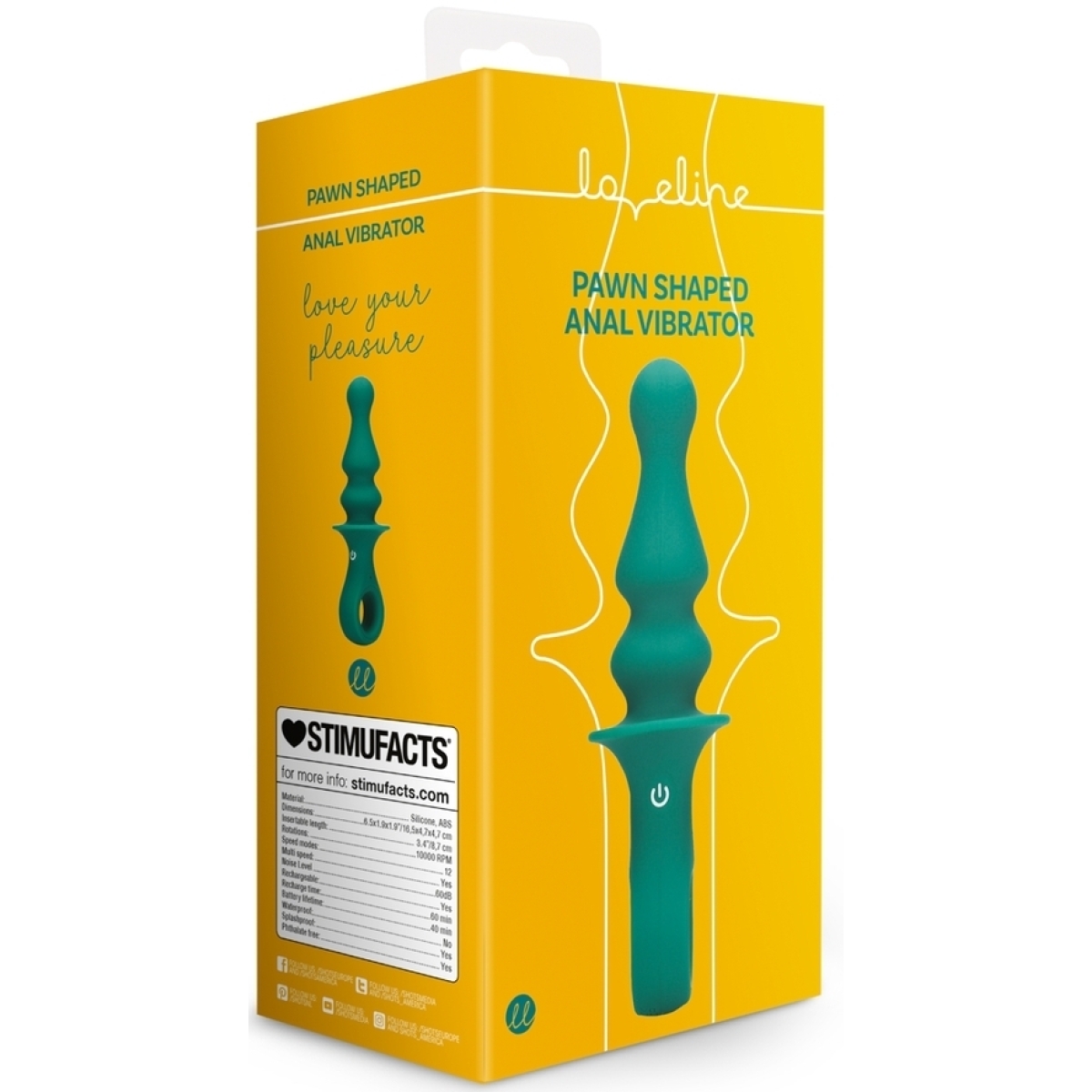 plug vibrant pawn shap 9 x 35cm 1