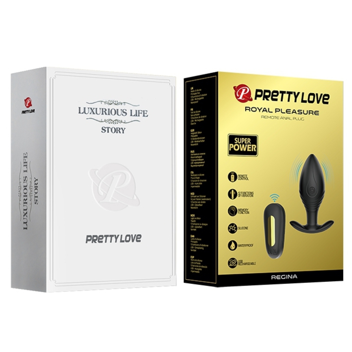 plug vibrant regina royal pleasure pretty love 8 x 34 cm 1