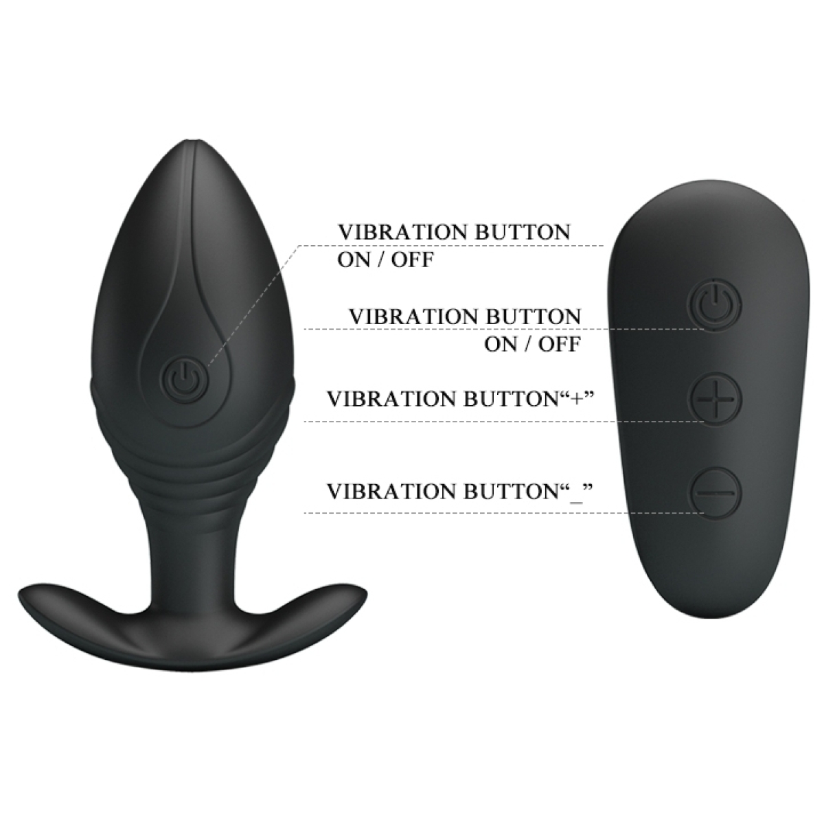 plug vibrant regina royal pleasure pretty love 8 x 34 cm 5