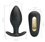 plug vibrant regina royal pleasure pretty love 8 x 34 cm 7