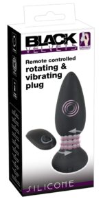 plug vibrant rimmer velvet 11 x 42 cm noir 1
