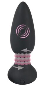 plug vibrant rimmer velvet 11 x 42 cm noir 2