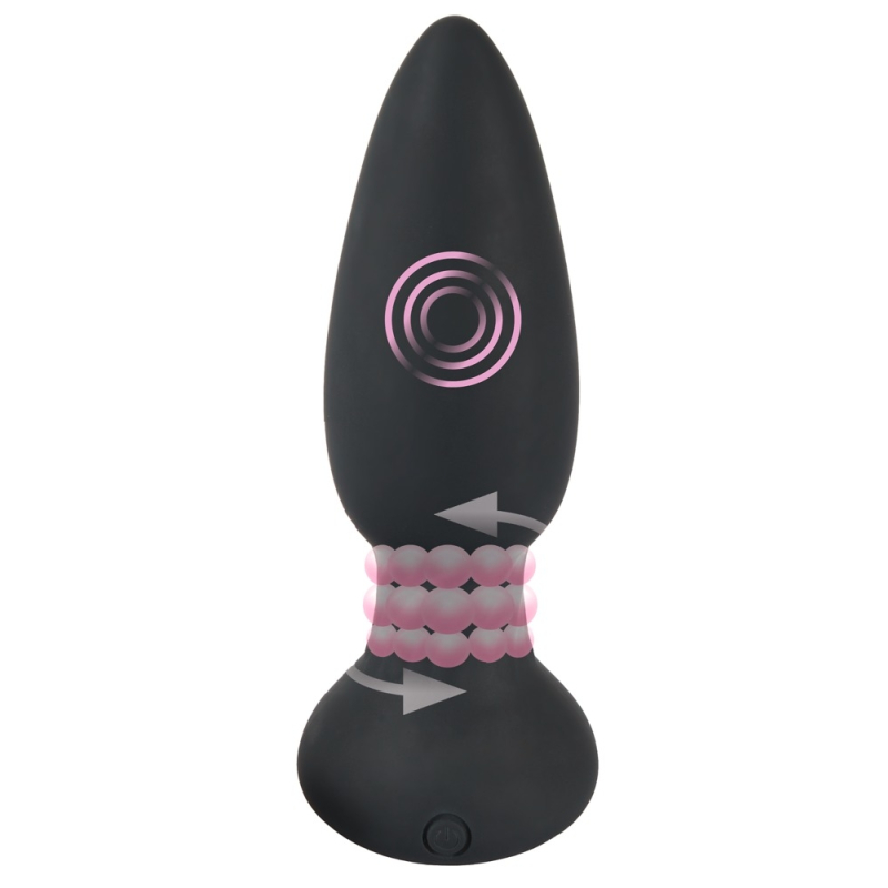 plug vibrant rimmer velvet 11 x 42 cm noir 2