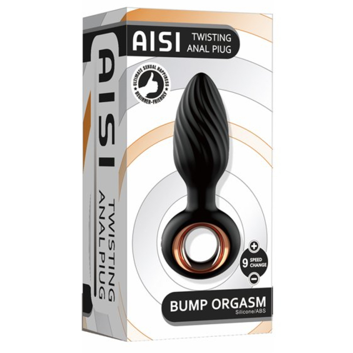 plug vibrant rotatif bump orgasm 7 x 35cm 1