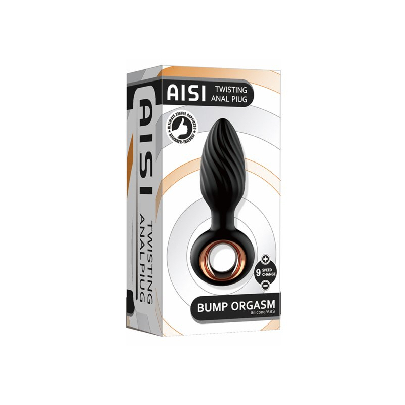plug vibrant rotatif bump orgasm 7 x 35cm 1