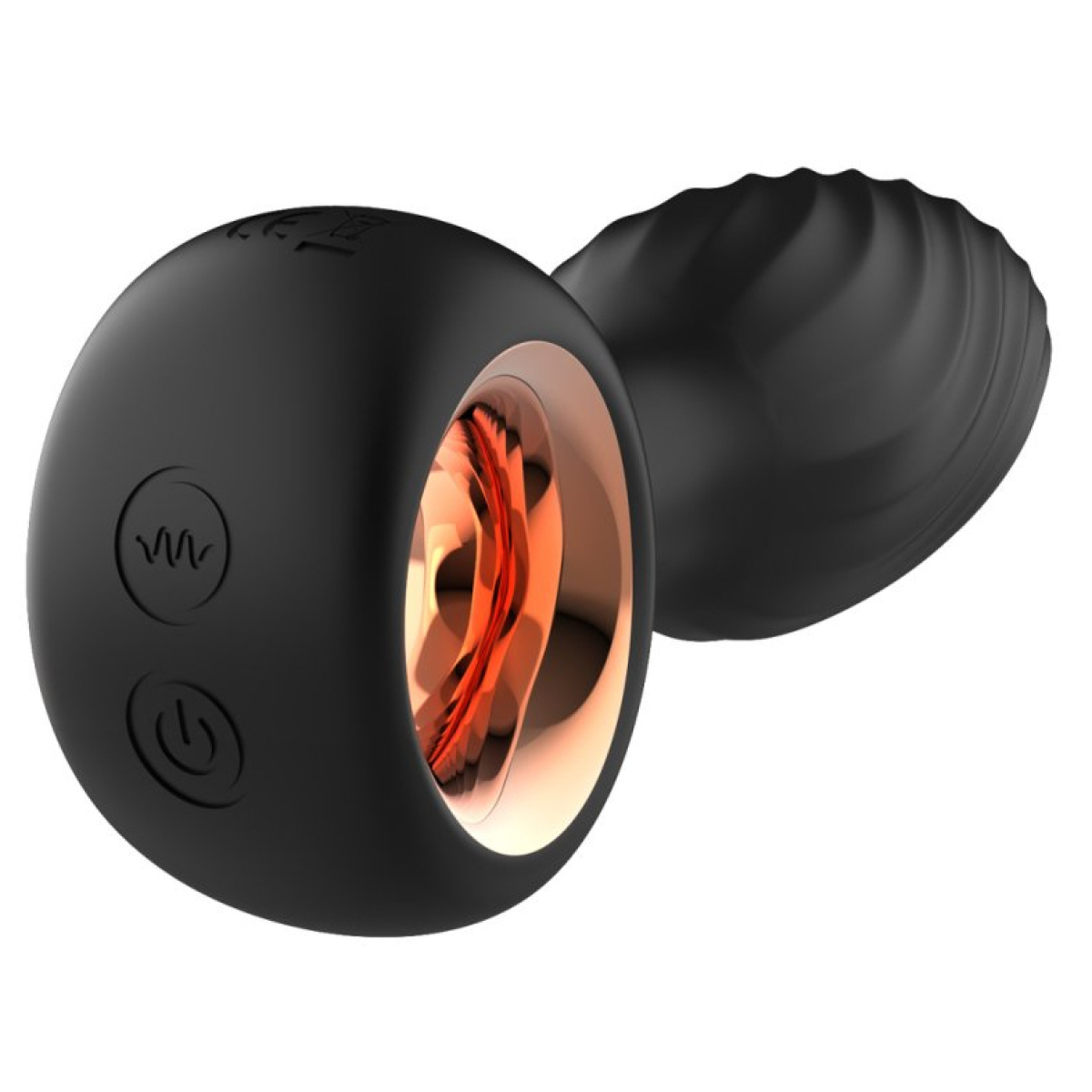 plug vibrant rotatif bump orgasm 7 x 35cm 6