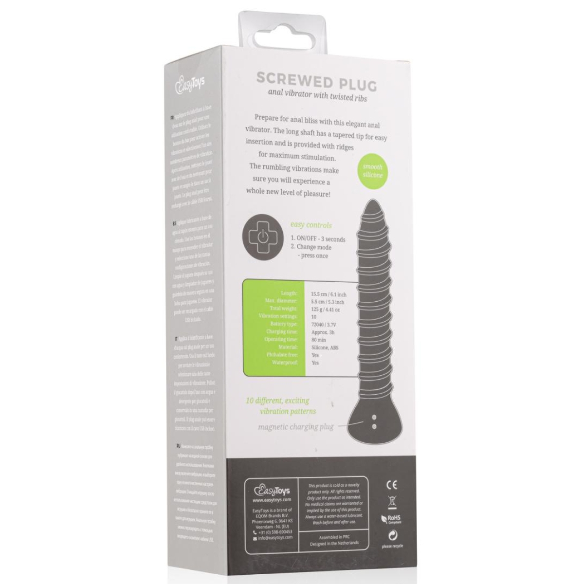 plug vibrant screwed large 18 x 35 cm 6