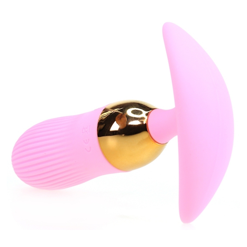 plug vibrant stripe egg 10 x 3cm rose 1